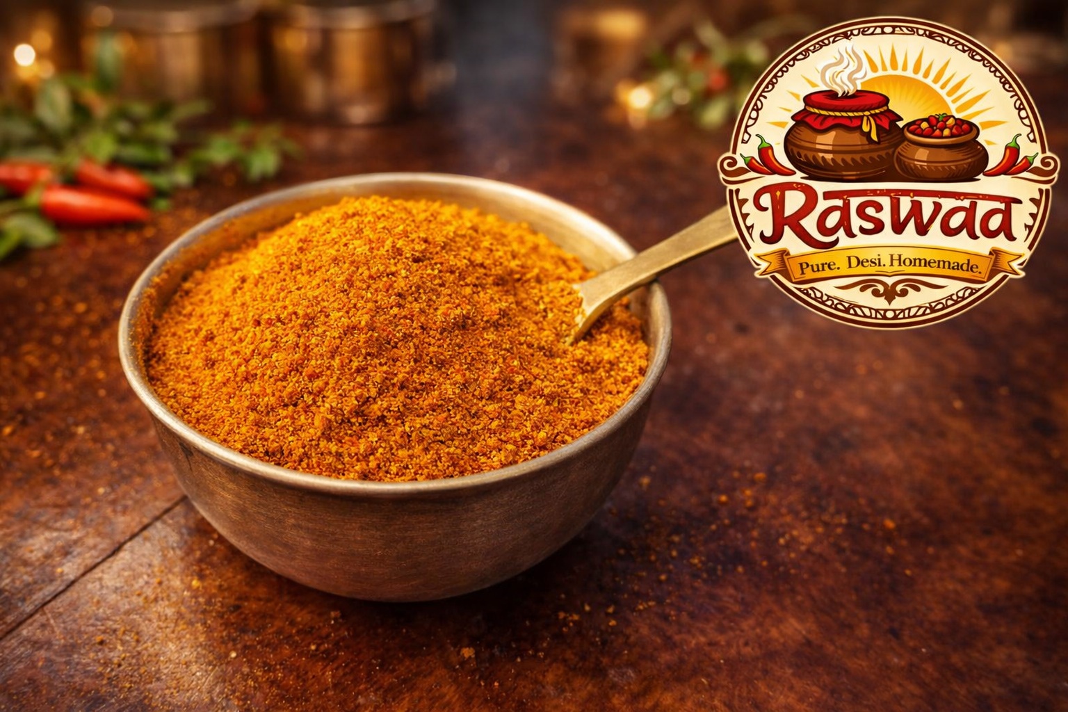 Authentic Homemade Asafoetida Idli Podi  250 grams